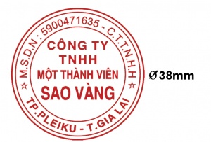 Khắc dấu công ty - Khắc Chữ VIETLINK GIA LAI - Công Ty TNHH MTV TM DV Và SX Kết Nối Việt Gia Lai